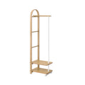 White and Natural Ashwood Coat Rack 168cm