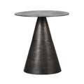 Gun Metal Aluminium Side Table 51cm