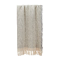 Grey Wool Blend Throw, 130x180cm