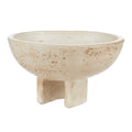 Small Beige Cement Decorative Bowl 15cm