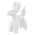 White Clay Balloon Dog Sculpture, 20cm