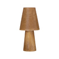 Rust Ceramic Table Lamp, Reactive Glaze
