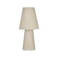 Ivory Ceramic Table Lamp, Reactive Glaze