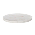 White and Green Marble Check Tray 30cm