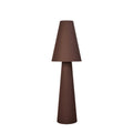 Brown Linen Floor Lamp, Tall 150cm