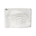 Off White Porcelain Eye Trinket Vase, 7.5cm
