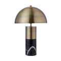 Antique Bronze Marble Dome Table Lamp