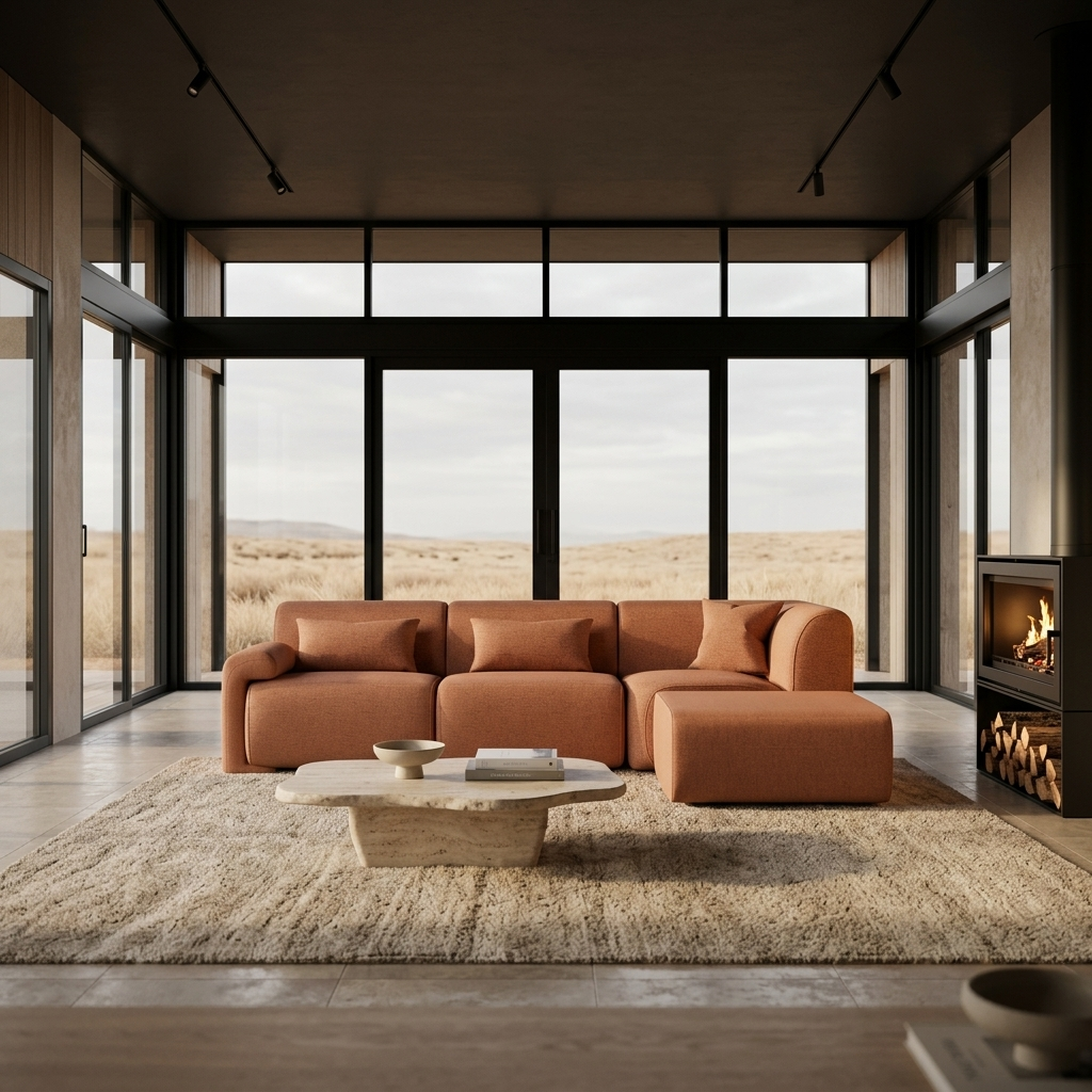 4 Seater Comma Sofa