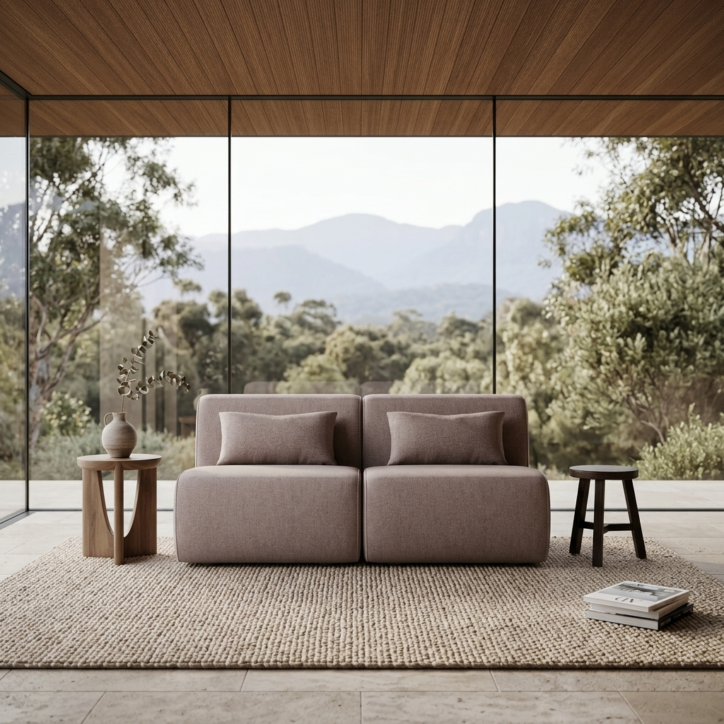 2 Seater Comma Sofa.