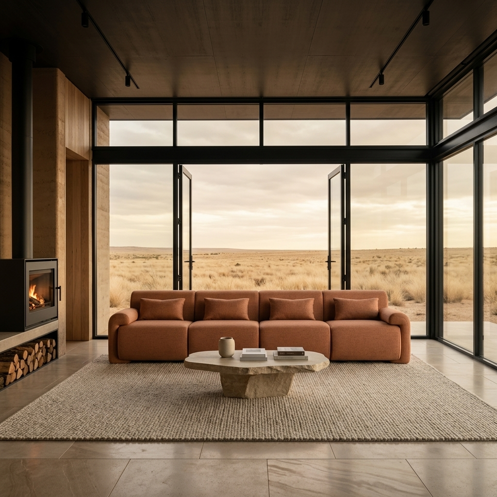 4 Seater Comma Sofa