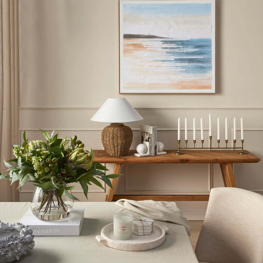 Reclaimed Pine Console Table 160cm