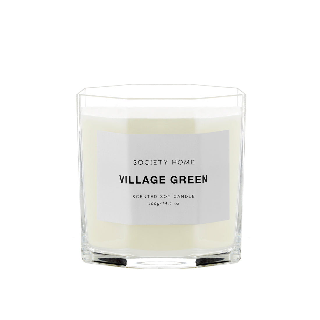 Village Green Soy Candle 1.6kg, White Ceramic