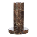 Brown Marble Candle Holder 12cm