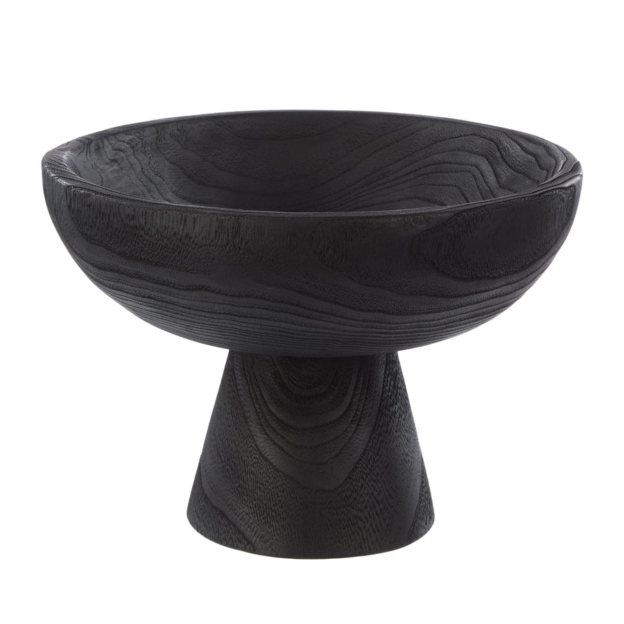 Black Footed Timber Bowl 30cm