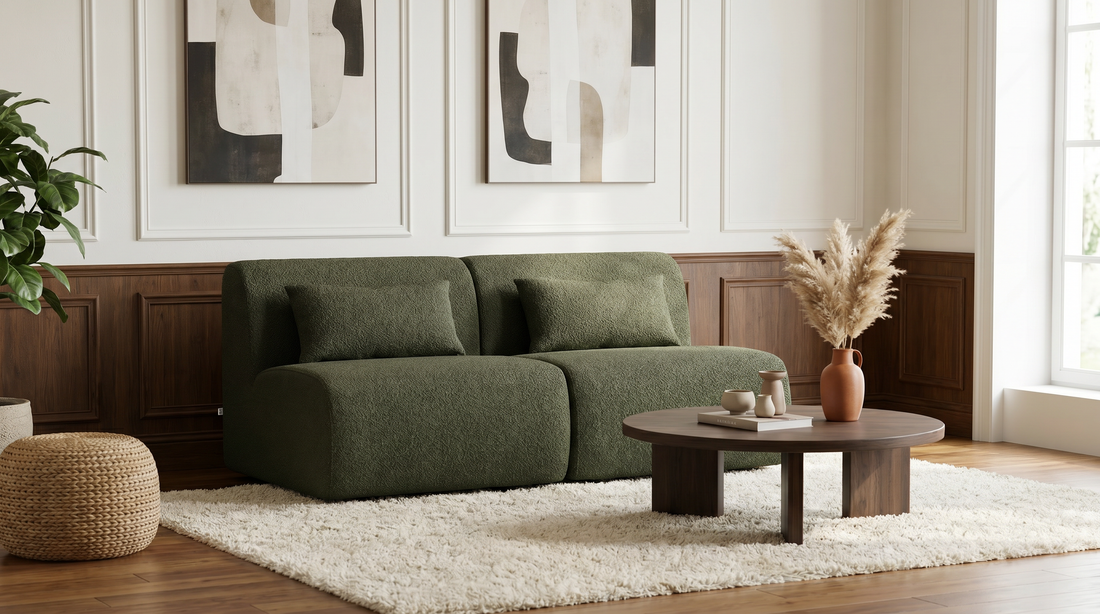 2 Seater Comma Sofa.