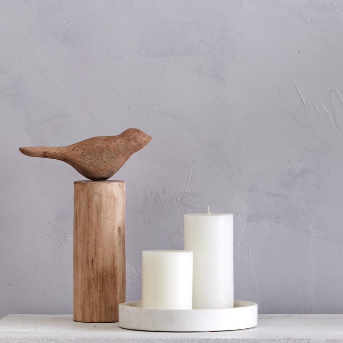 White Marble Square Tray 20cm