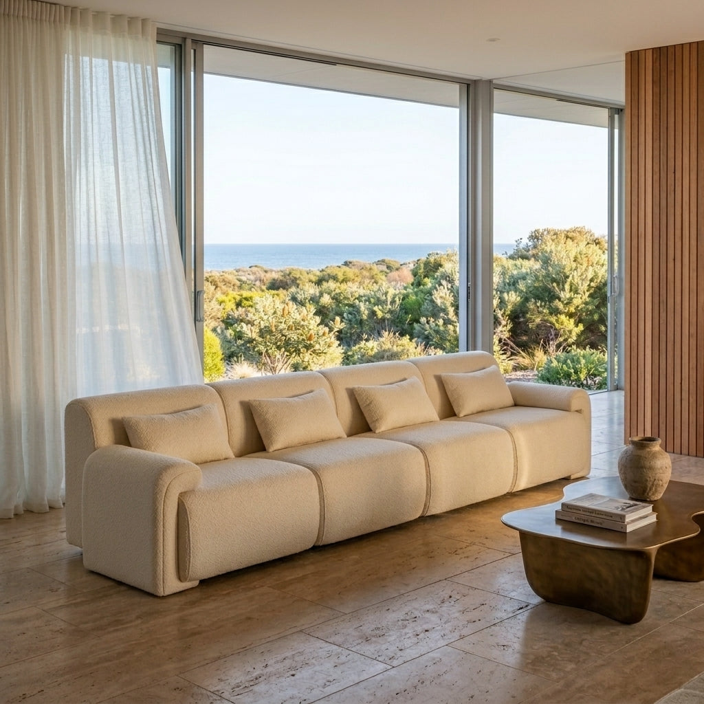 4 Seater Comma Sofa